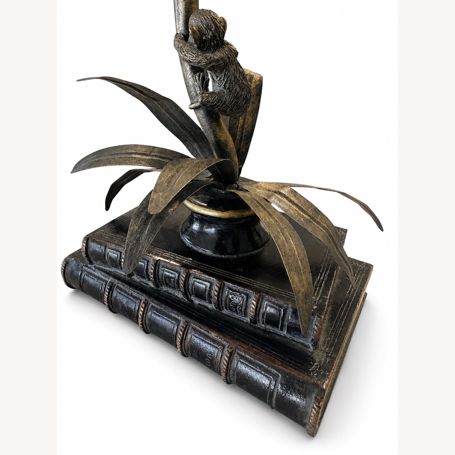 Maitland-Smith Dark Bronze Table Lamps - image-9