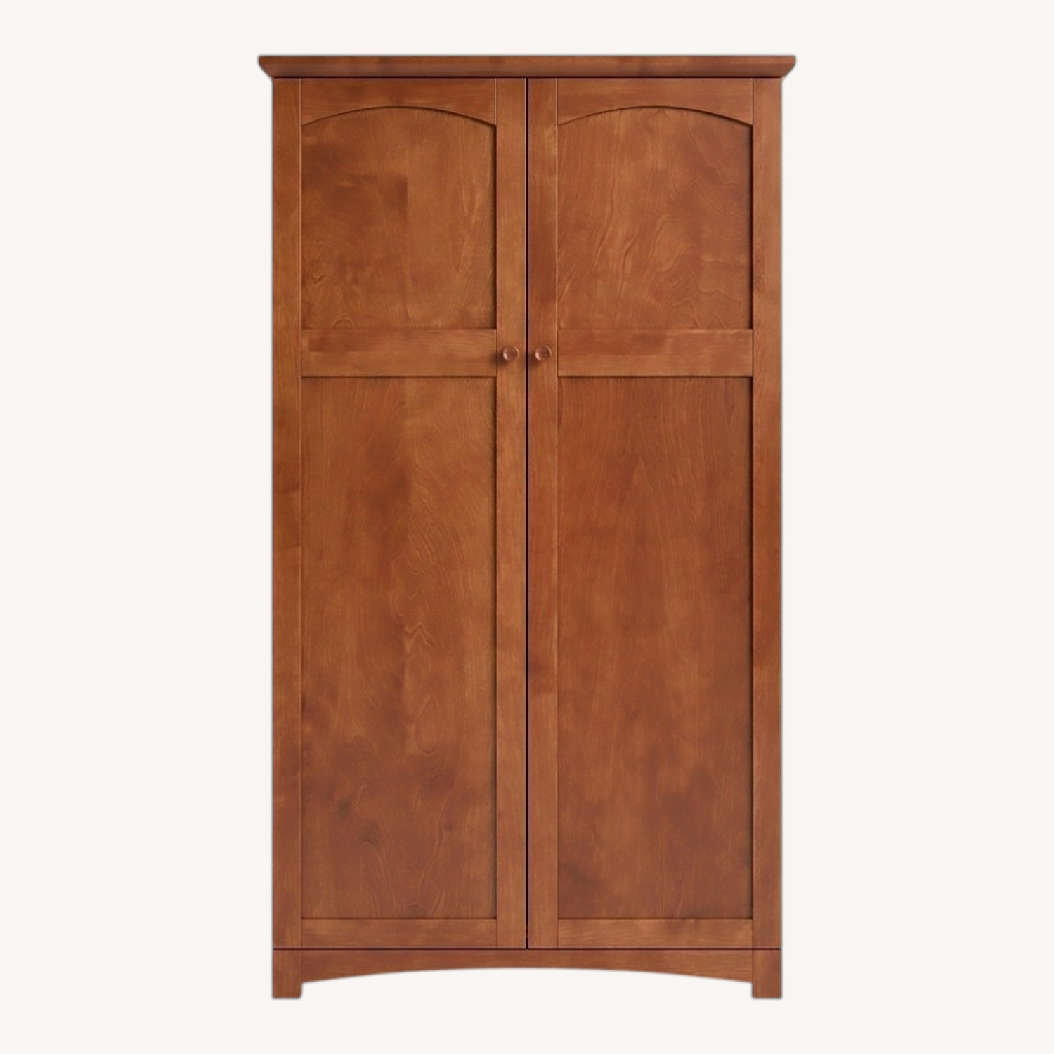 Crate & Barrel Wood Armoire - image-0