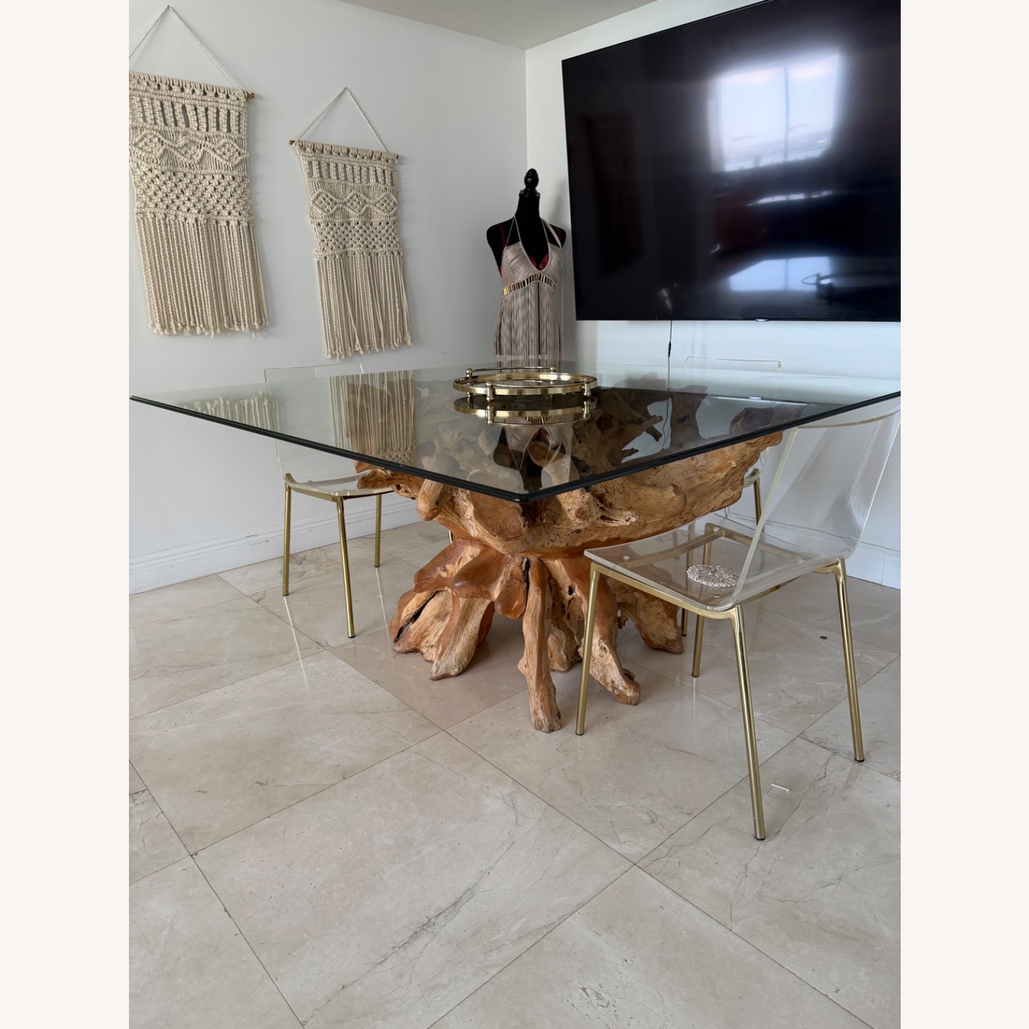 Natural Wood Dining Table - image-8
