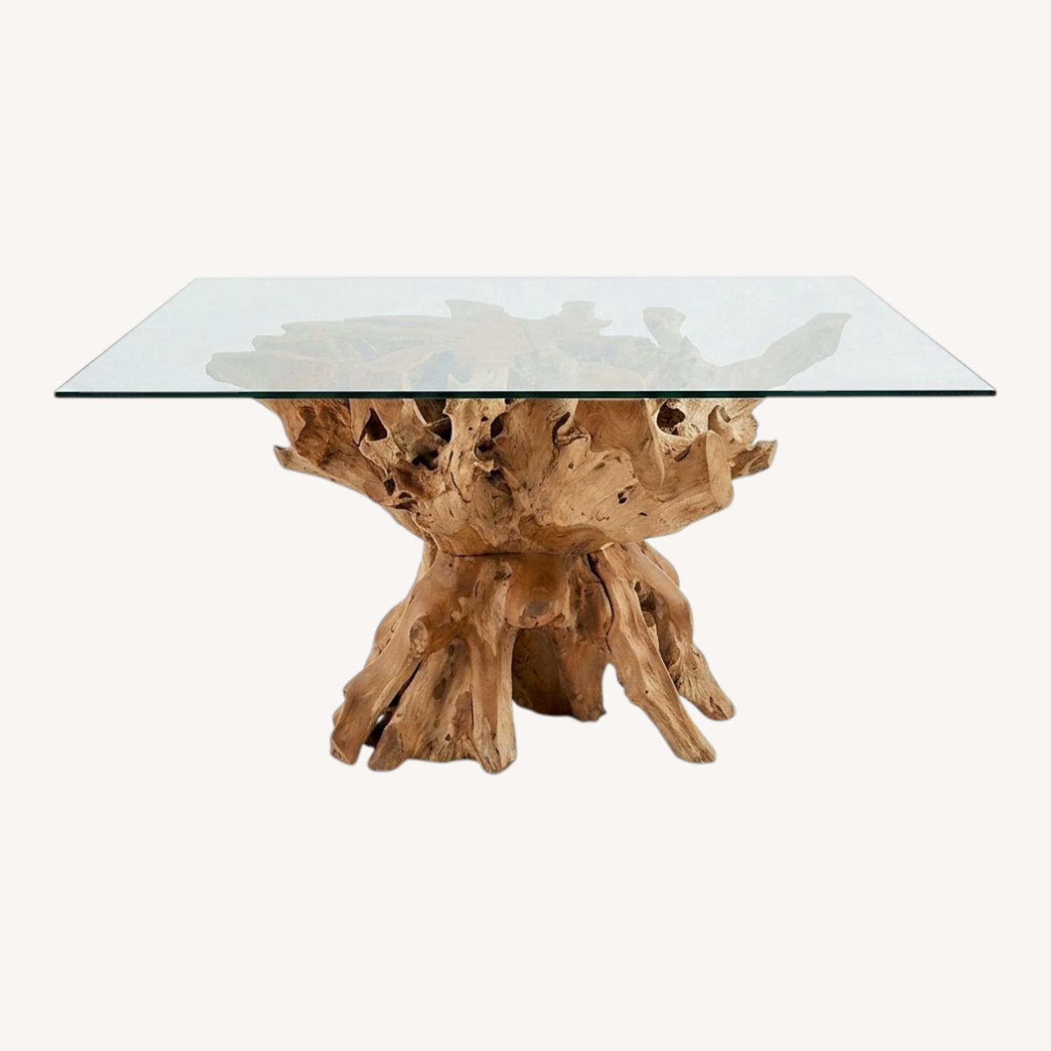 Natural Wood Dining Table - image-0