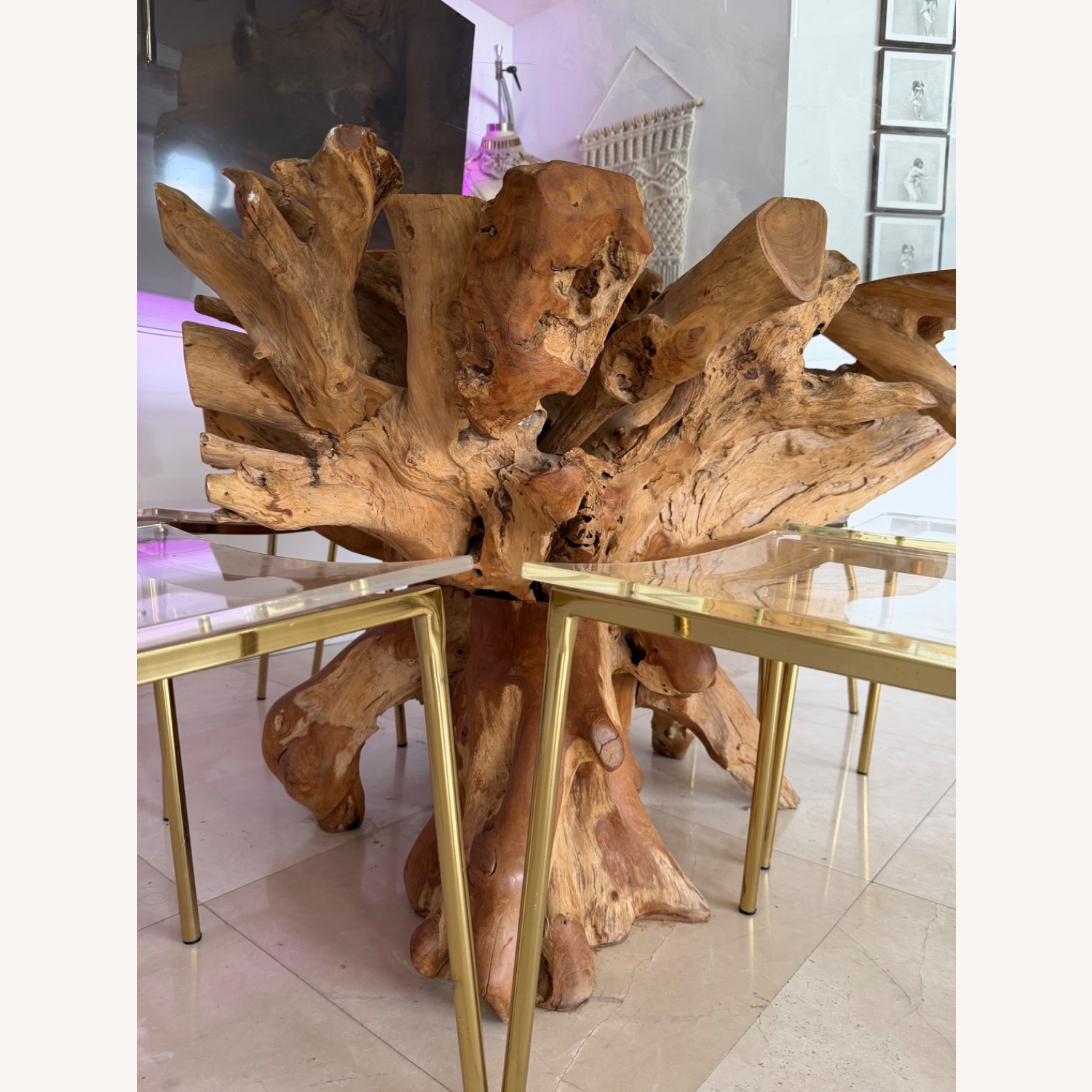 Natural Wood Dining Table - image-2