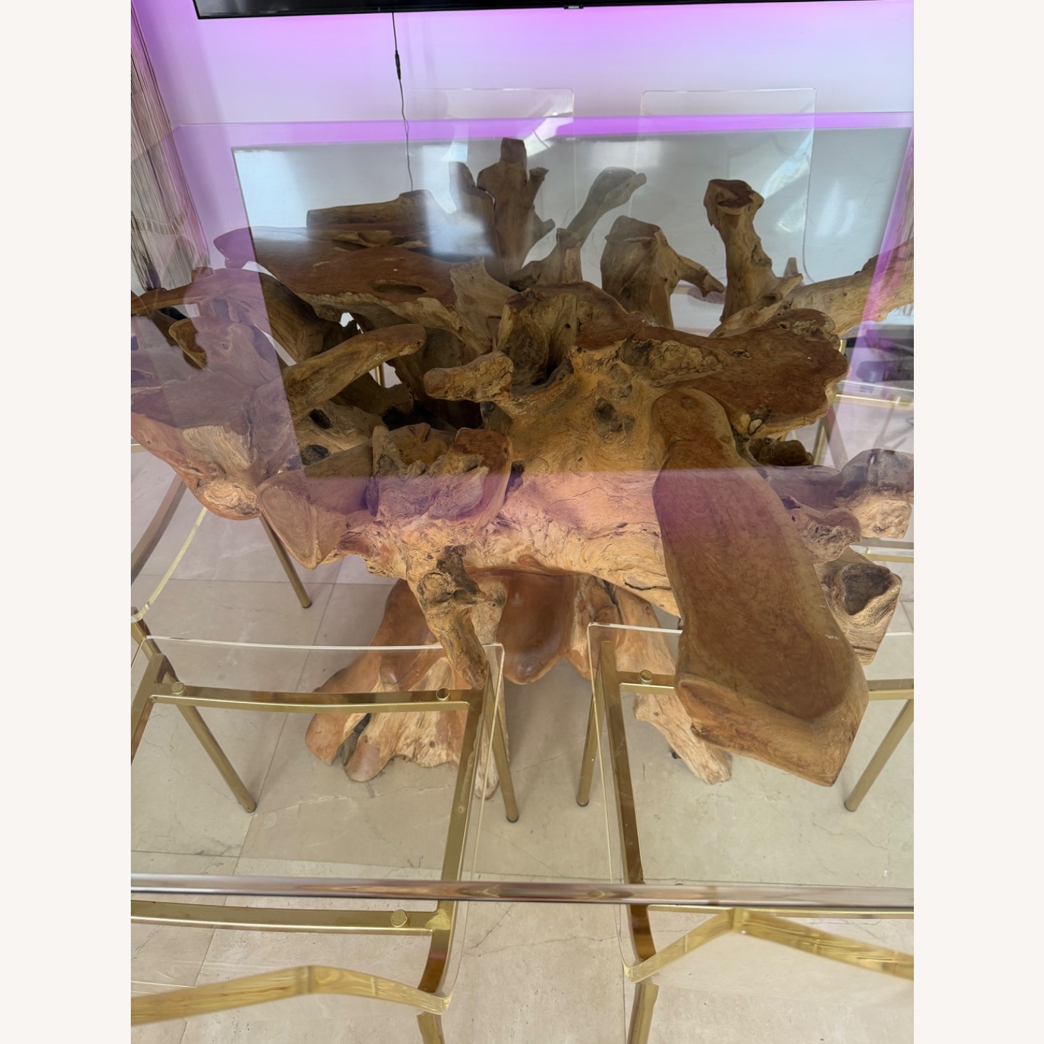 Natural Wood Dining Table - image-13