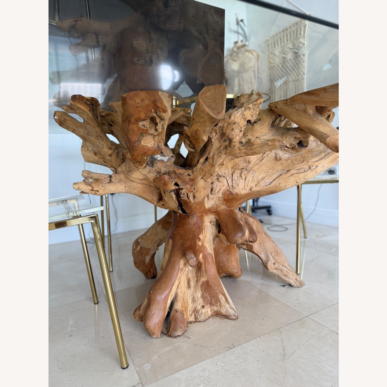 Natural Wood Dining Table - image-3