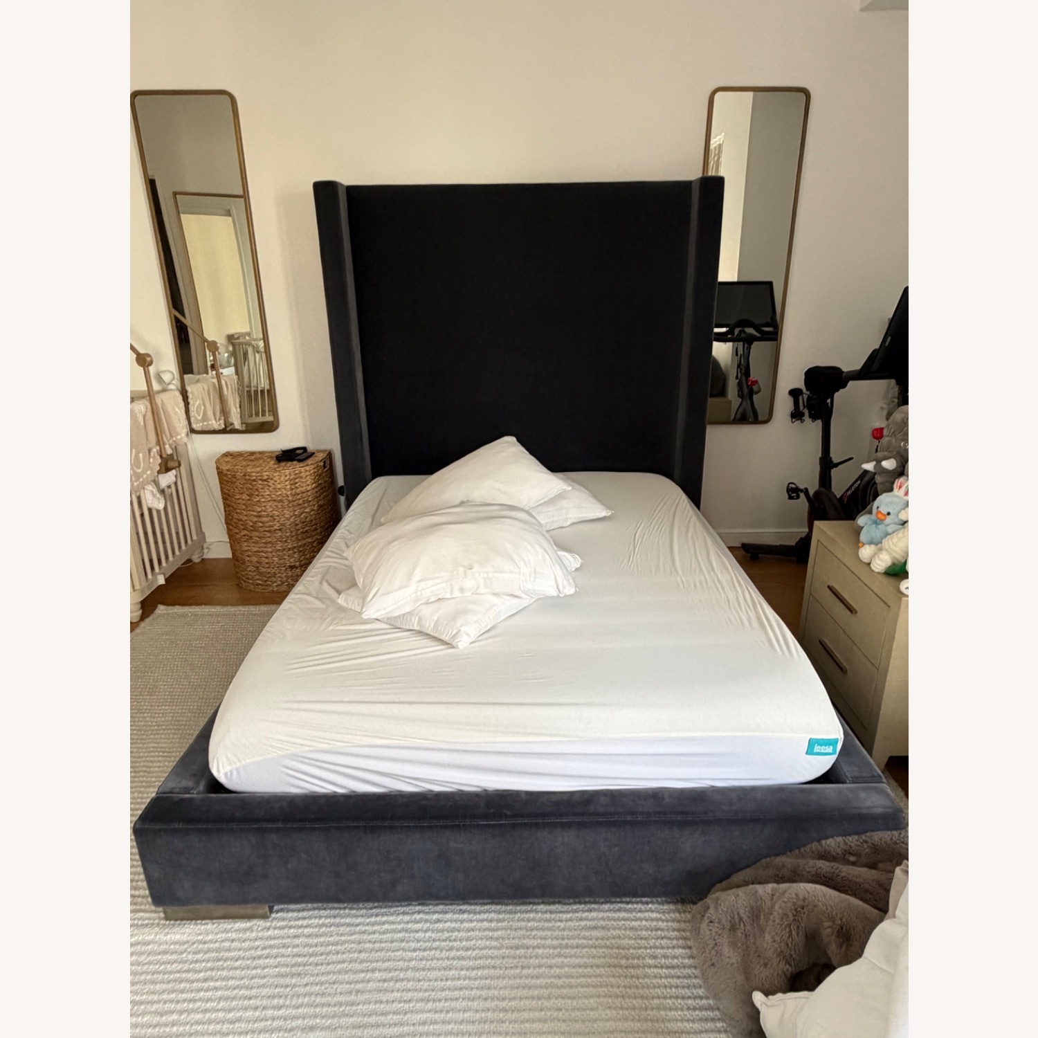 Restoration Hardware Modena Fabric Shelter Bed - image-1