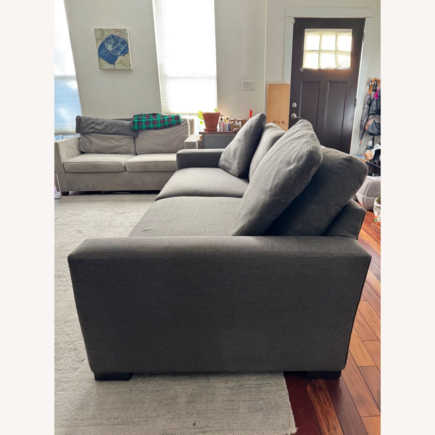 Room & Board Metro Dark Gray 2 Seater Sofa - image-3