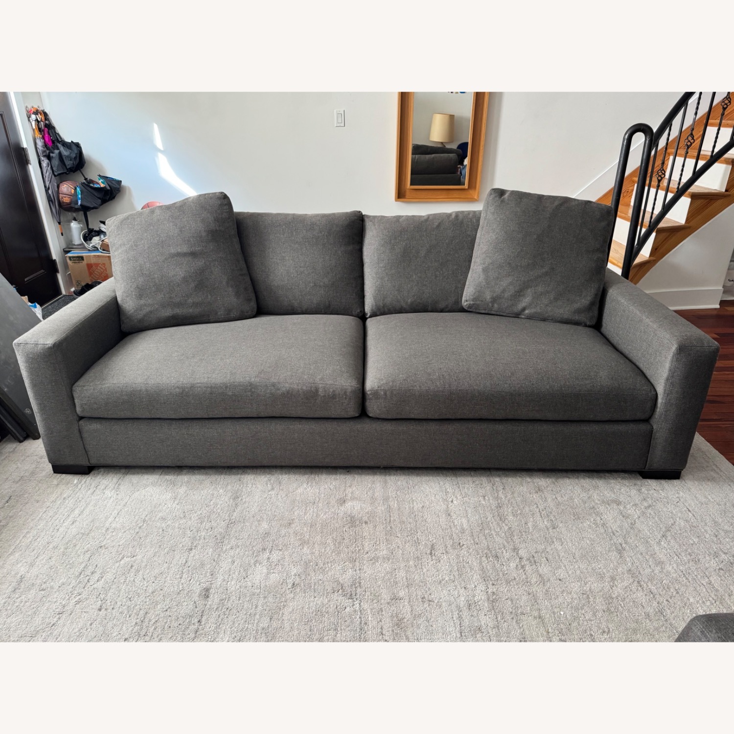 Room & Board Metro Dark Gray 2 Seater Sofa - image-5
