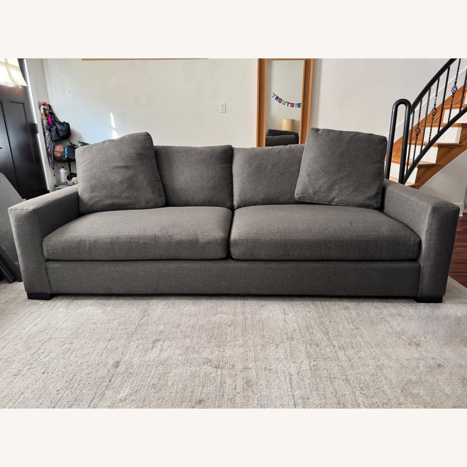 Room & Board Metro Dark Gray 2 Seater Sofa - image-1