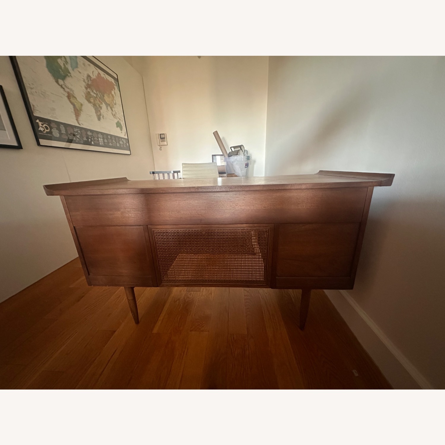 Broyhill Furniture Dark Brown Wood Sideboard - image-1