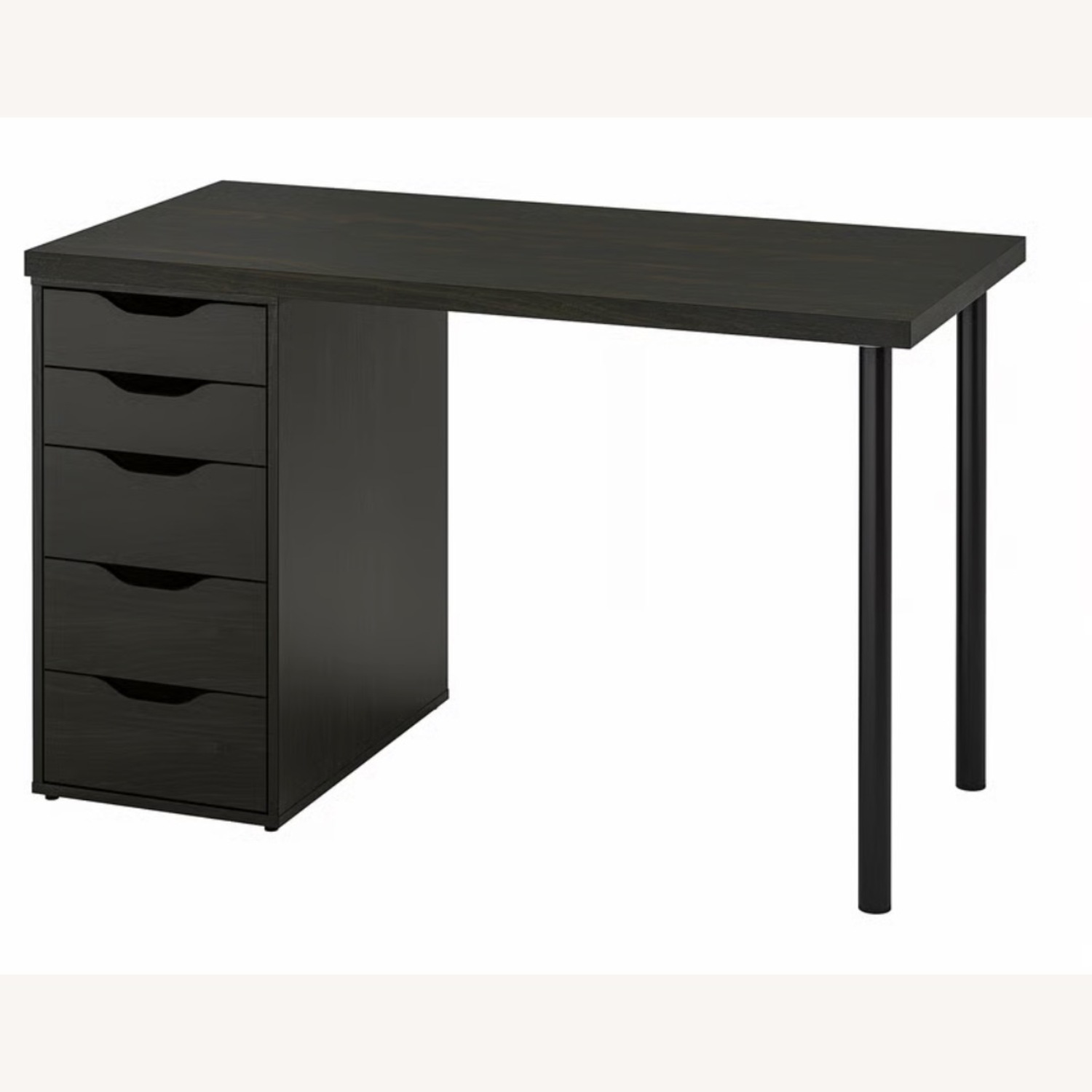 IKEA Lagkapten/alex Black Desk - image-3