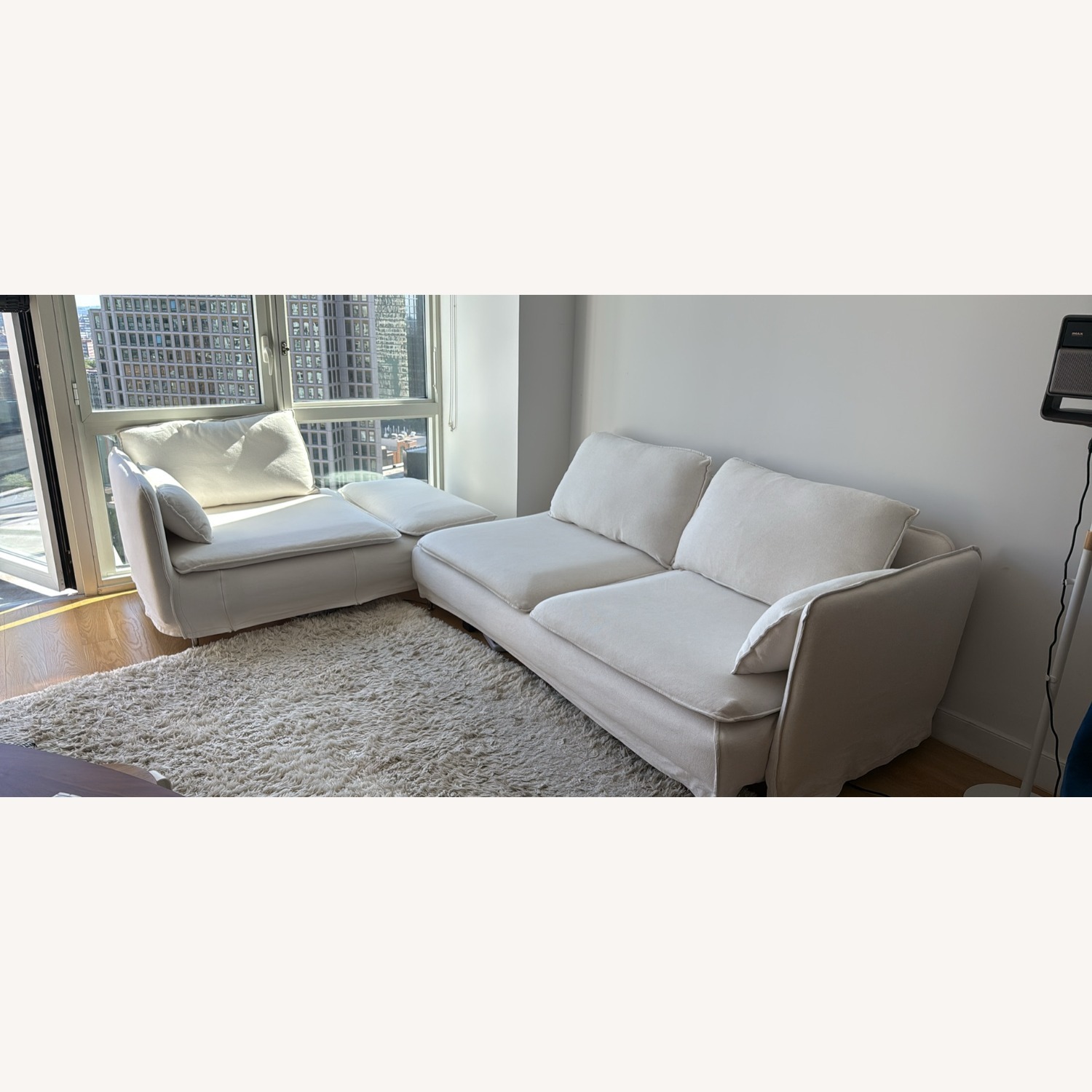 IKEA Söderhamn Natural Cotton 2 Piece Sectional - image-3
