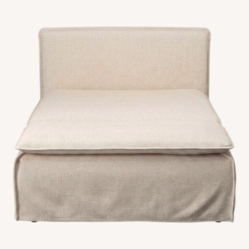 Used IKEA SÖDERHAMN Natural Cotton Chaise Lounge for sale on AptDeco