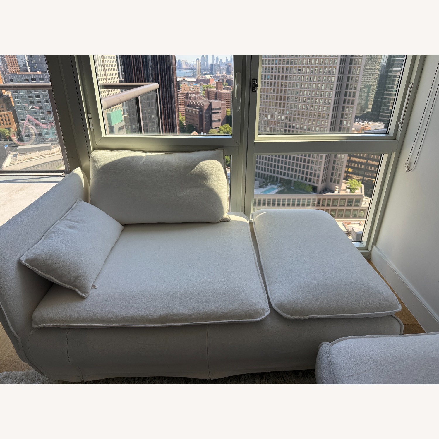 IKEA SÖDERHAMN Natural Cotton Chaise Lounge - image-4
