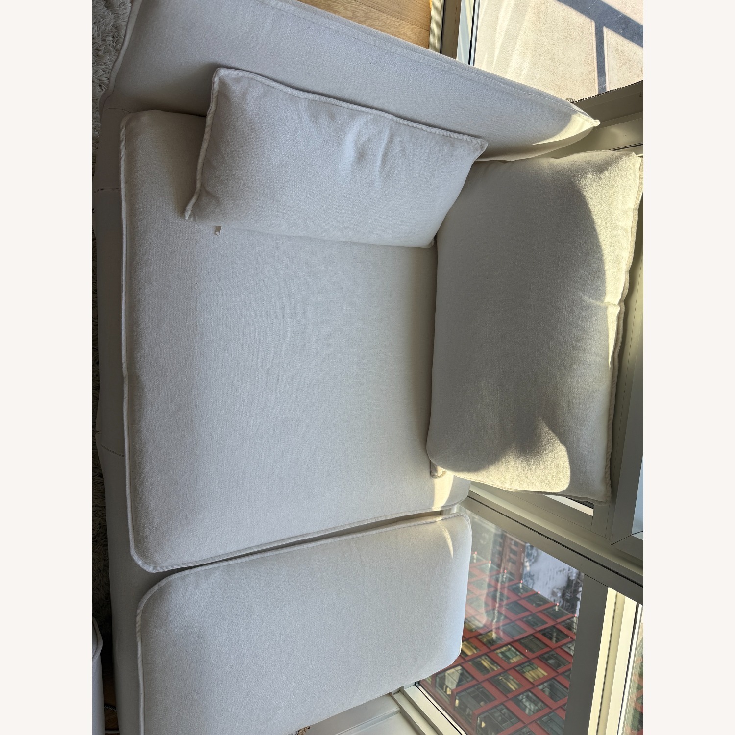IKEA SÖDERHAMN Natural Cotton Chaise Lounge - image-1