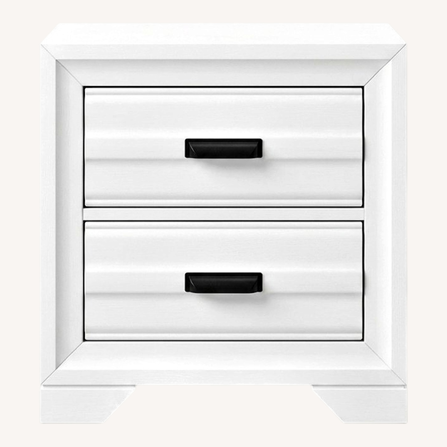 White Wood Side Tables - image-0