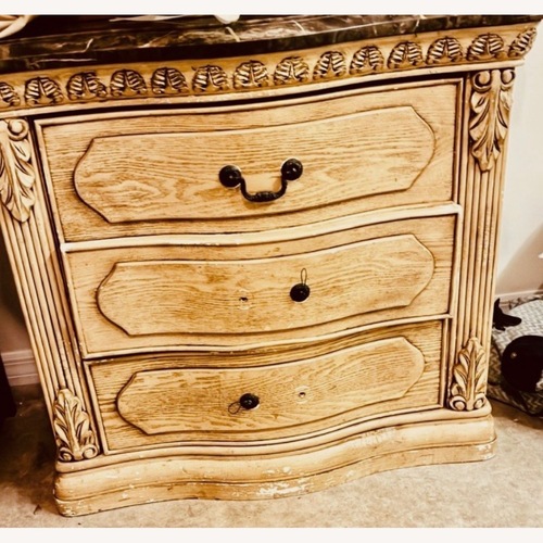 Used Victorian Marble-Top 3-Drawer Dresser for sale on AptDeco