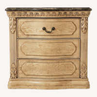 Victorian Marble-Top 3-Drawer Dresser