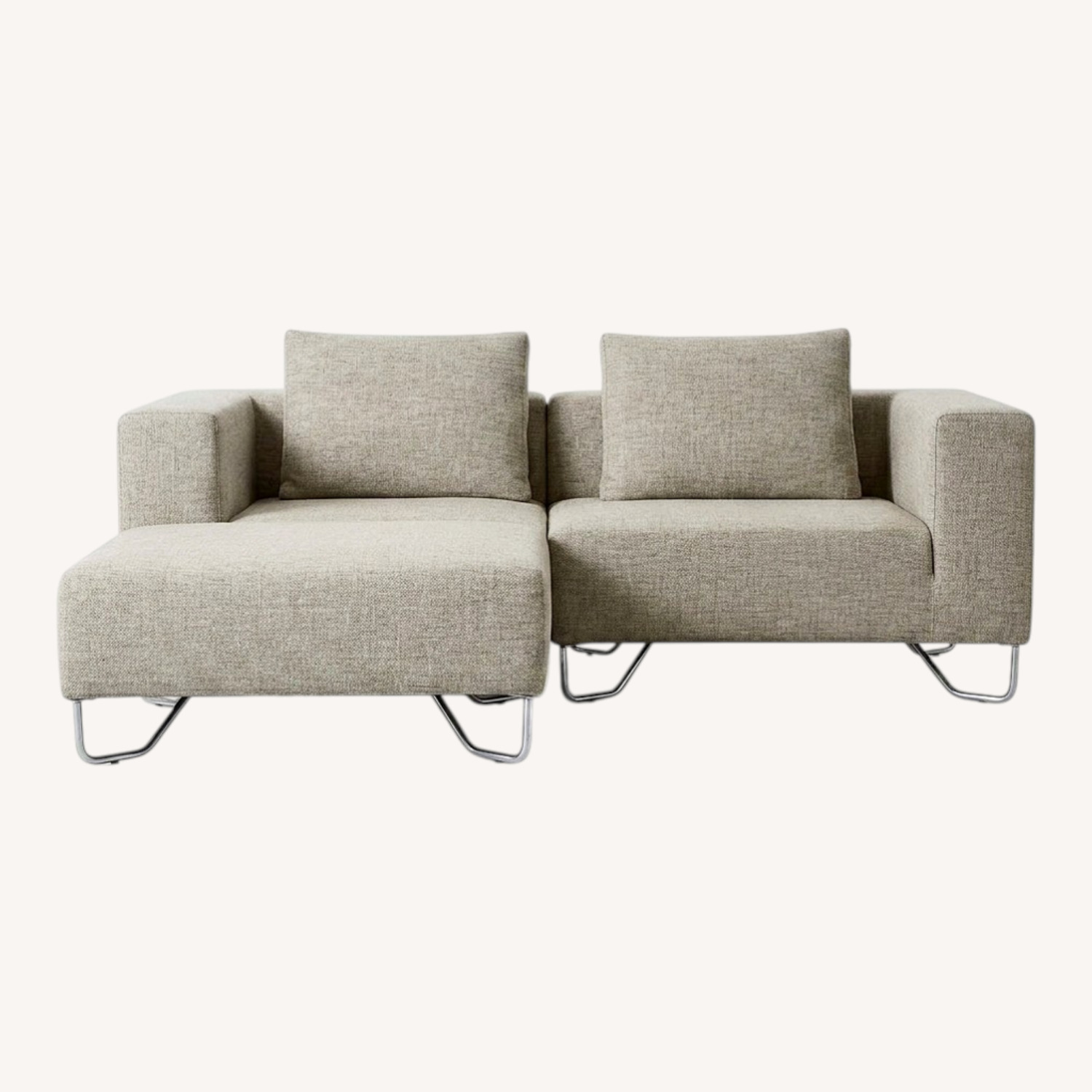 CB2 Lotus Natural Sectional Sofa - image-0