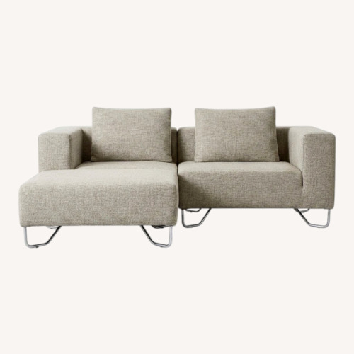Used CB2 Lotus Natural Sectional Sofa for sale on AptDeco