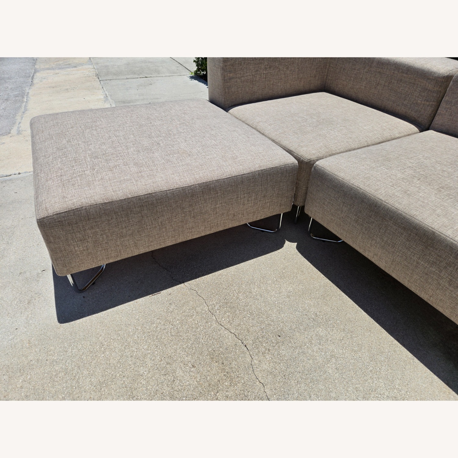 CB2 Lotus Natural Sectional Sofa - image-7