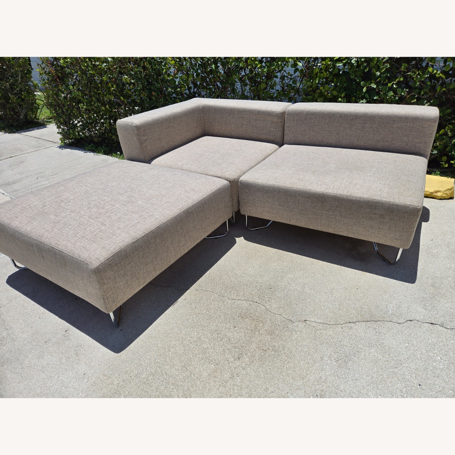 CB2 Lotus Natural Sectional Sofa - image-5