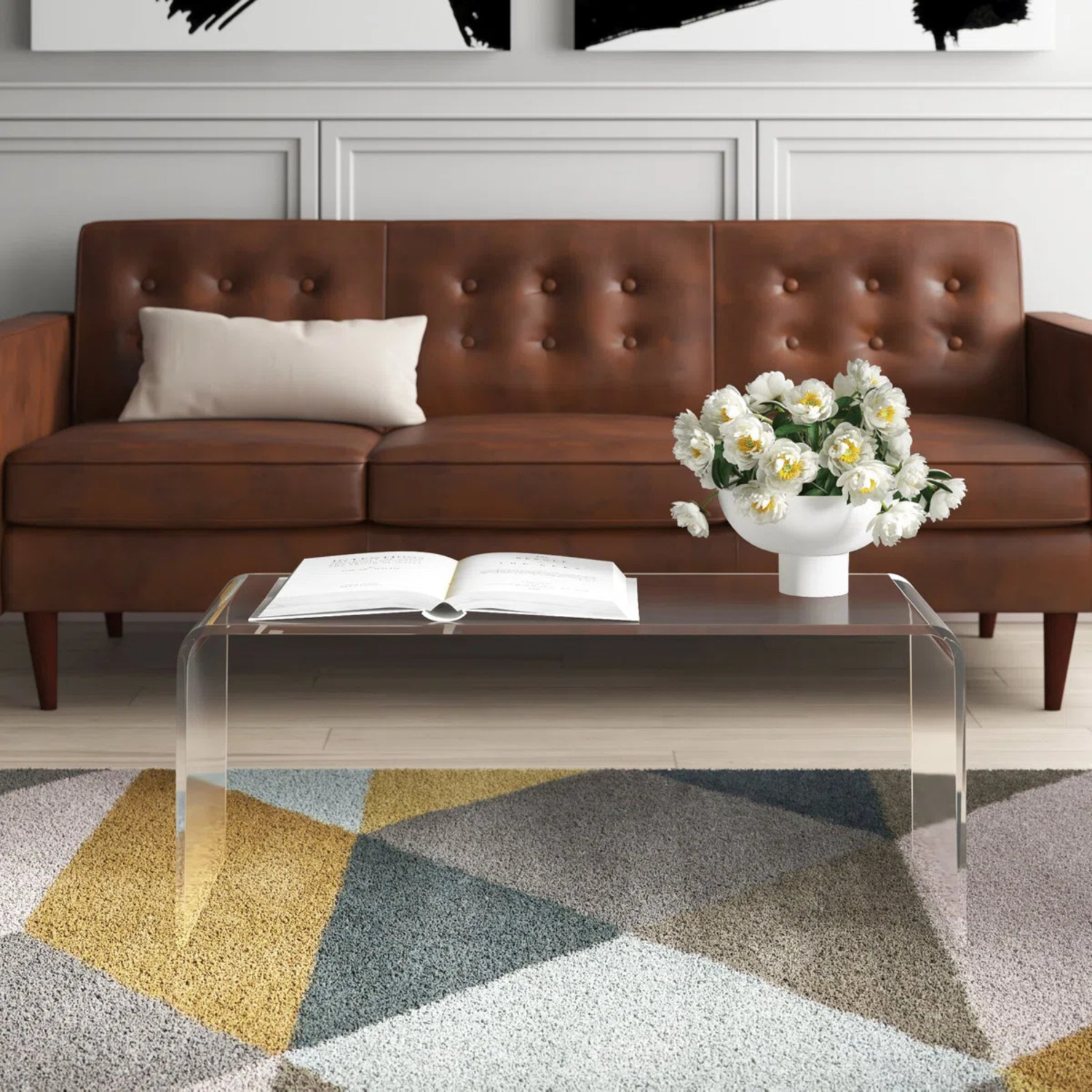 Wayfair Acrylic Coffee Table - image-6