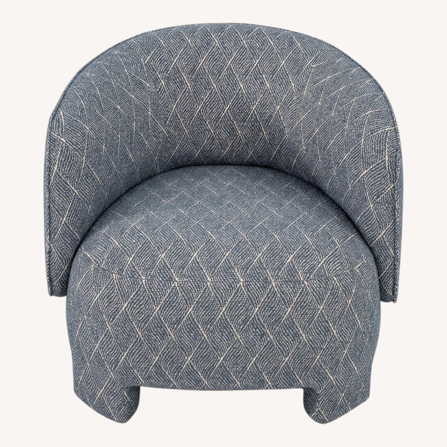 Ligne Roset Blue Fabric Armchair - image-0