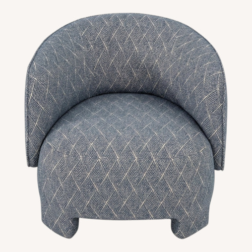 Used Ligne Roset Blue Fabric Armchair for sale on AptDeco