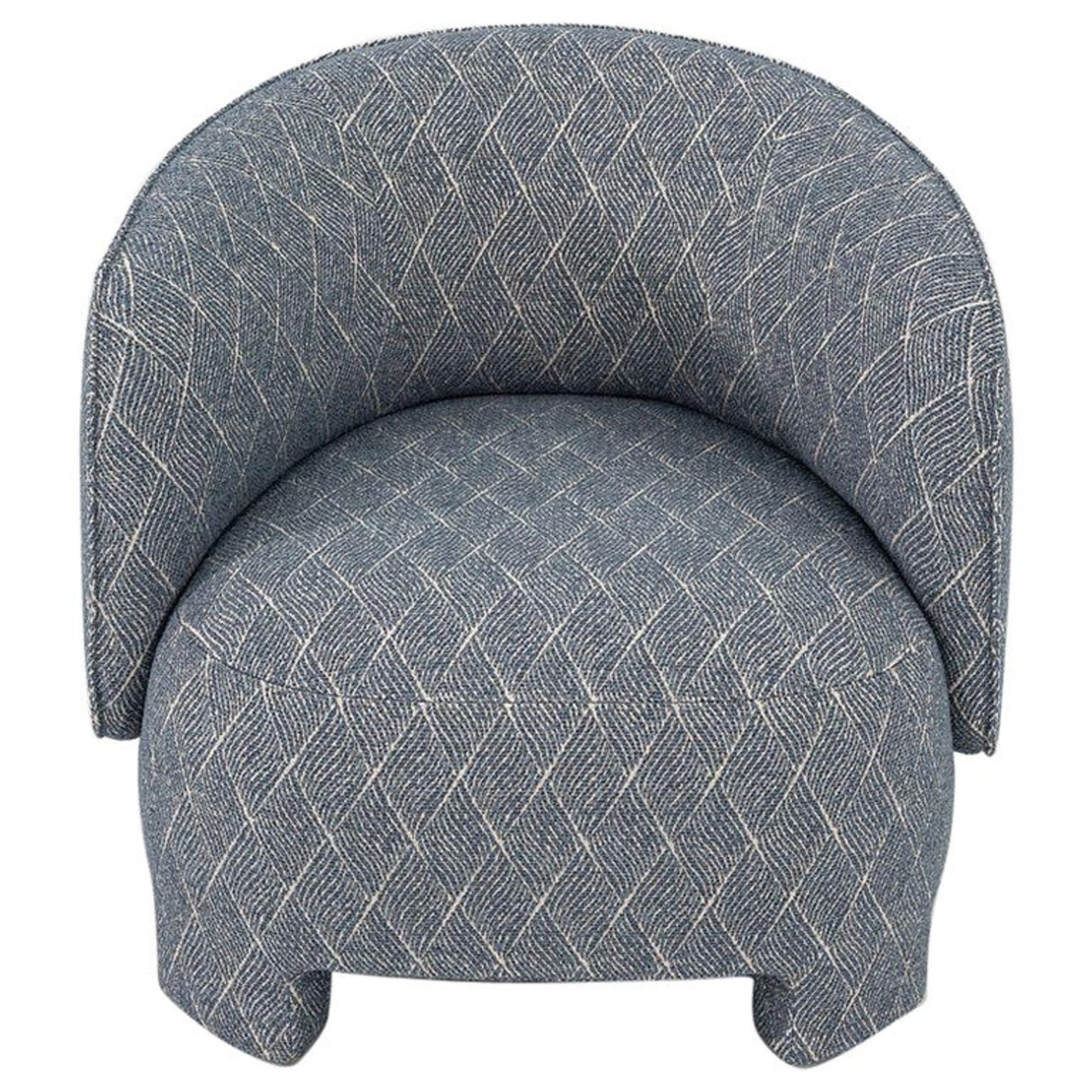 Ligne Roset Blue Fabric Armchair - image-4