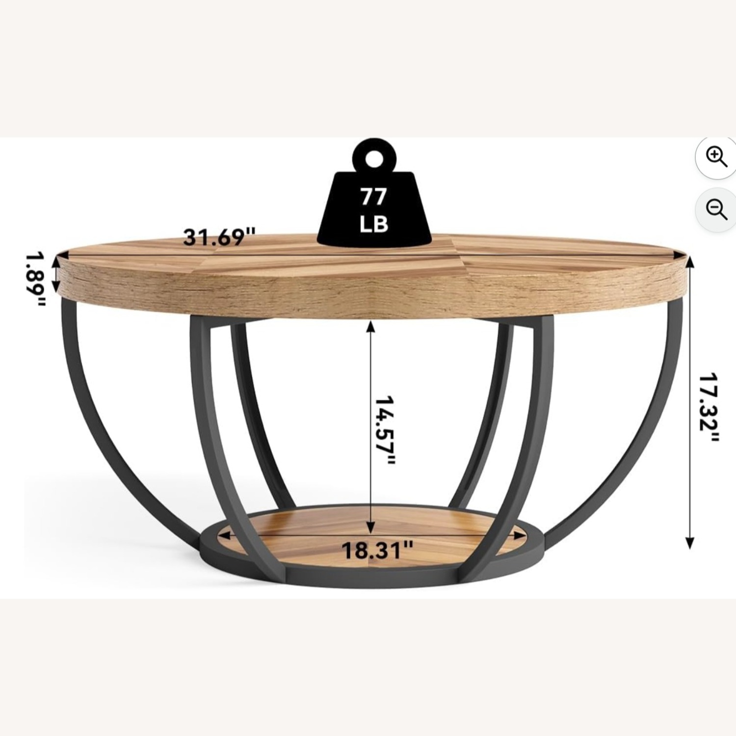 LITTLE TREE Round Coffee Table - image-2