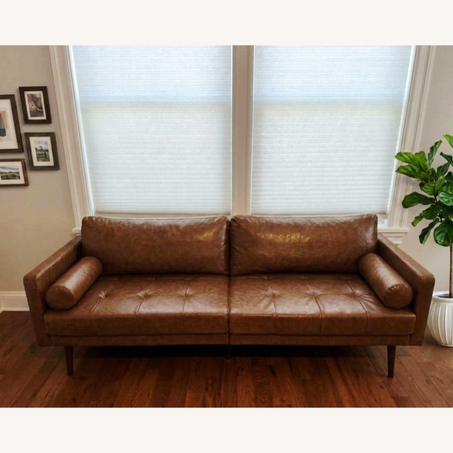 Poly and Bark Napa Sofa - image-1