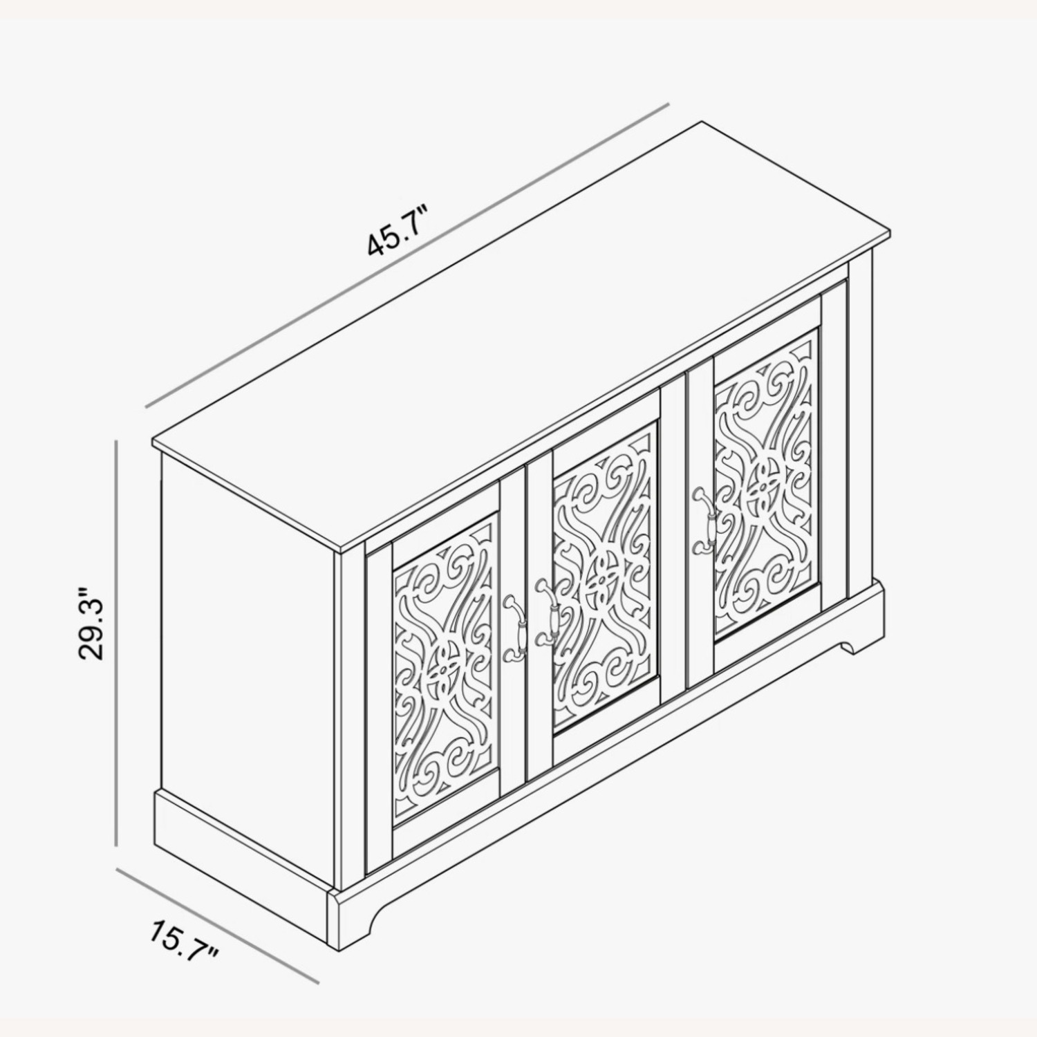 Ariba 45.7'' Sideboard - image-4