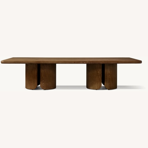 Used Restoration Hardware Madero Dark Brown Wood Coffee Table for sale on AptDeco