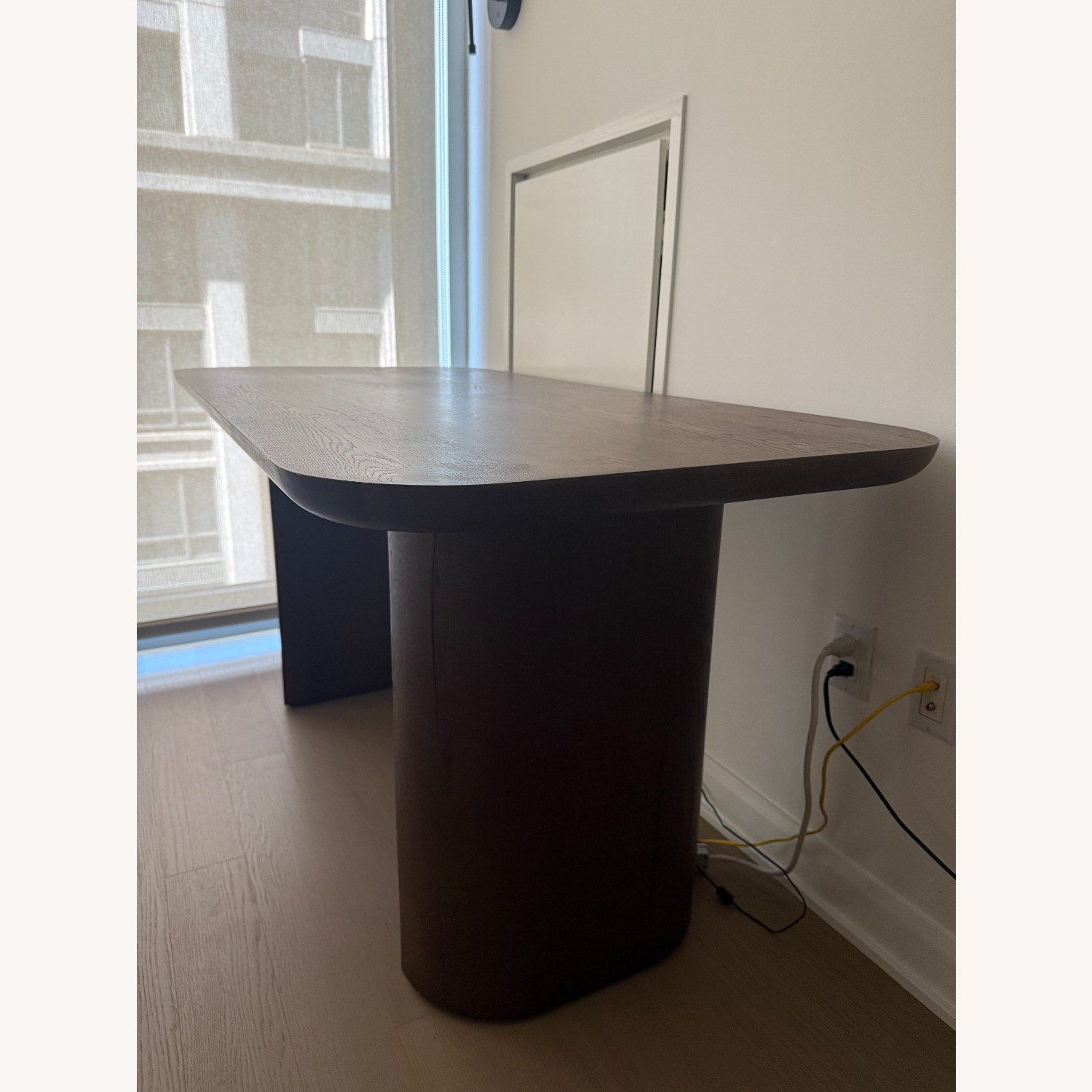Restoration Hardware Oslo Dark Brown Wood Desk - image-5