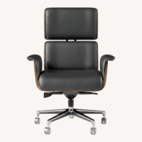 Adjustable Height Swivel Upholstered Desk Chair