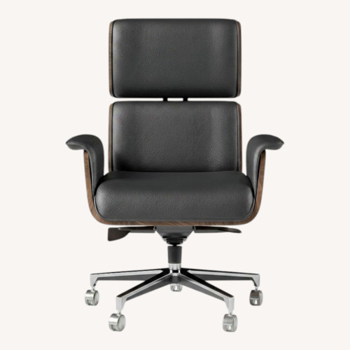 Used Adjustable Height Swivel Upholstered Desk Chair for sale on AptDeco
