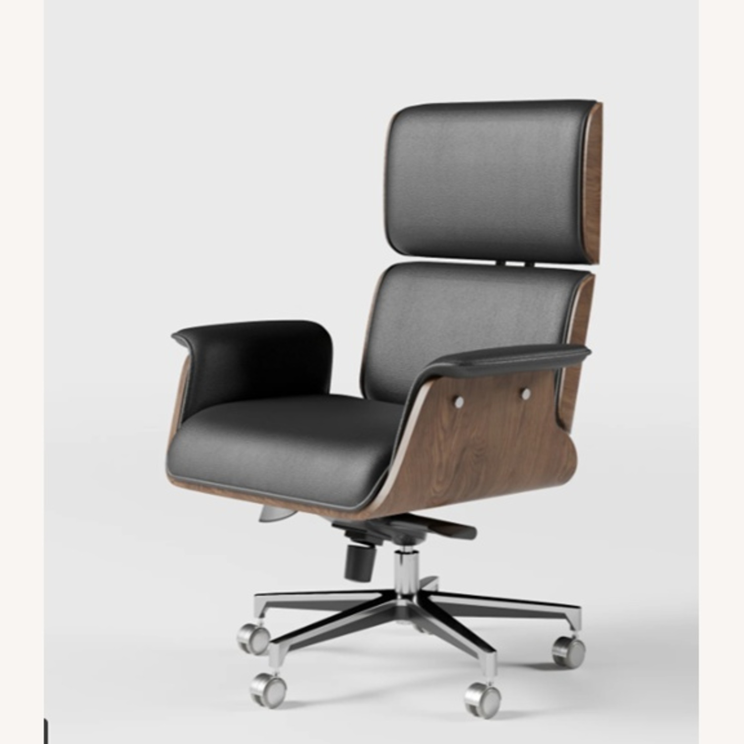 Adjustable Height Swivel Upholstered Desk Chair - image-6