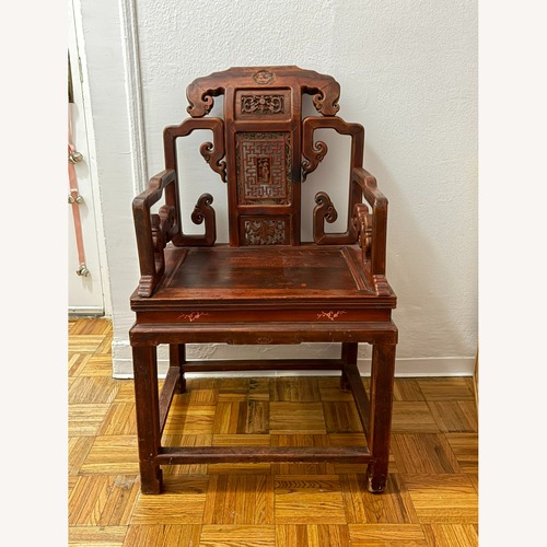 Used Qing Dynasty Hand Carved Chair for sale on AptDeco