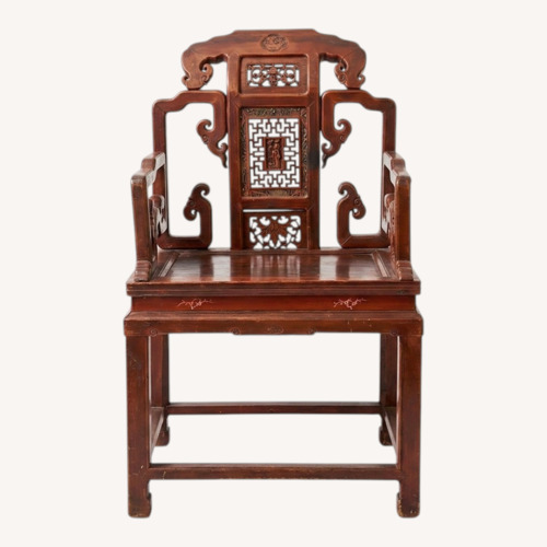 Used Qing Dynasty Hand Carved Chair for sale on AptDeco