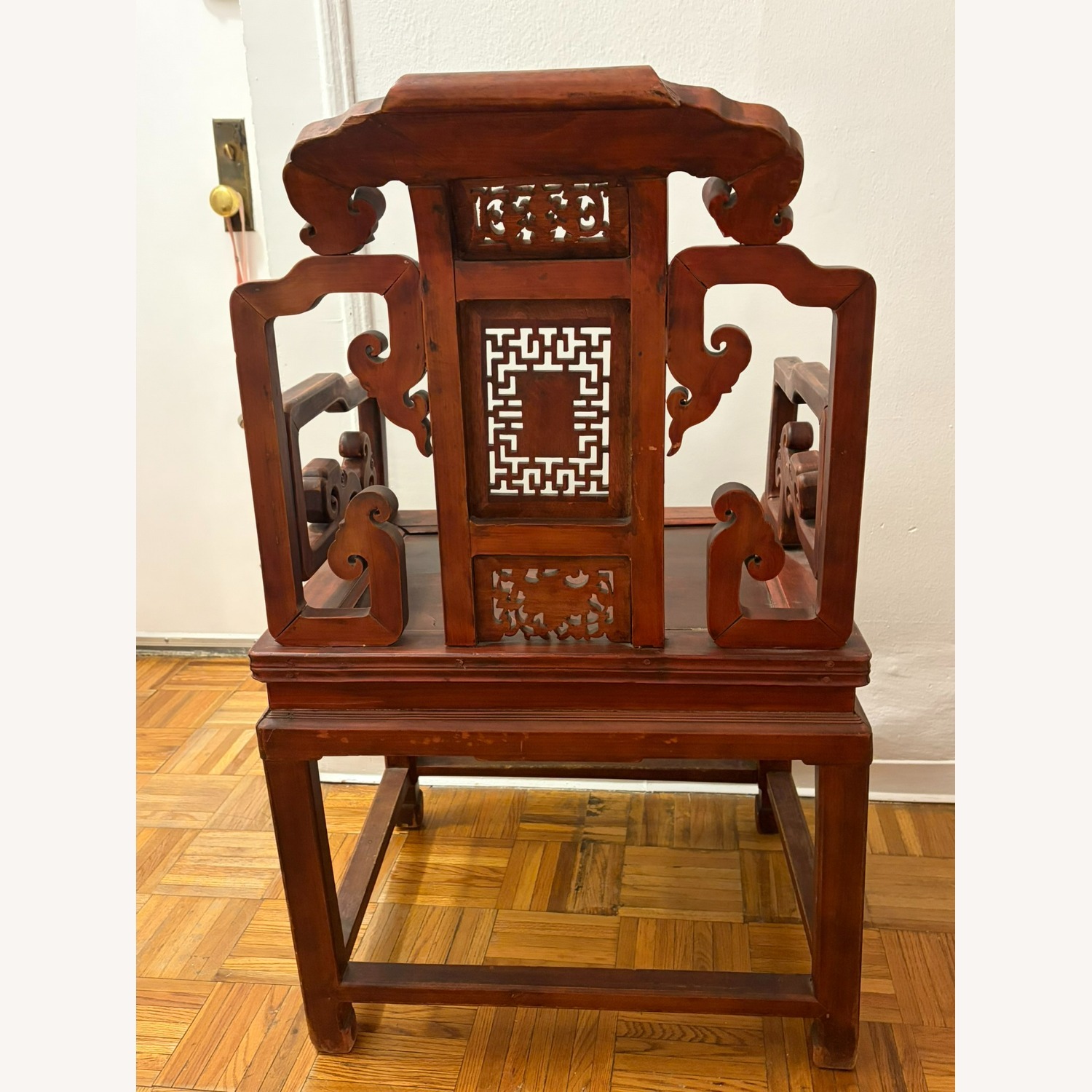 Qing Dynasty Hand Carved Chair - image-2