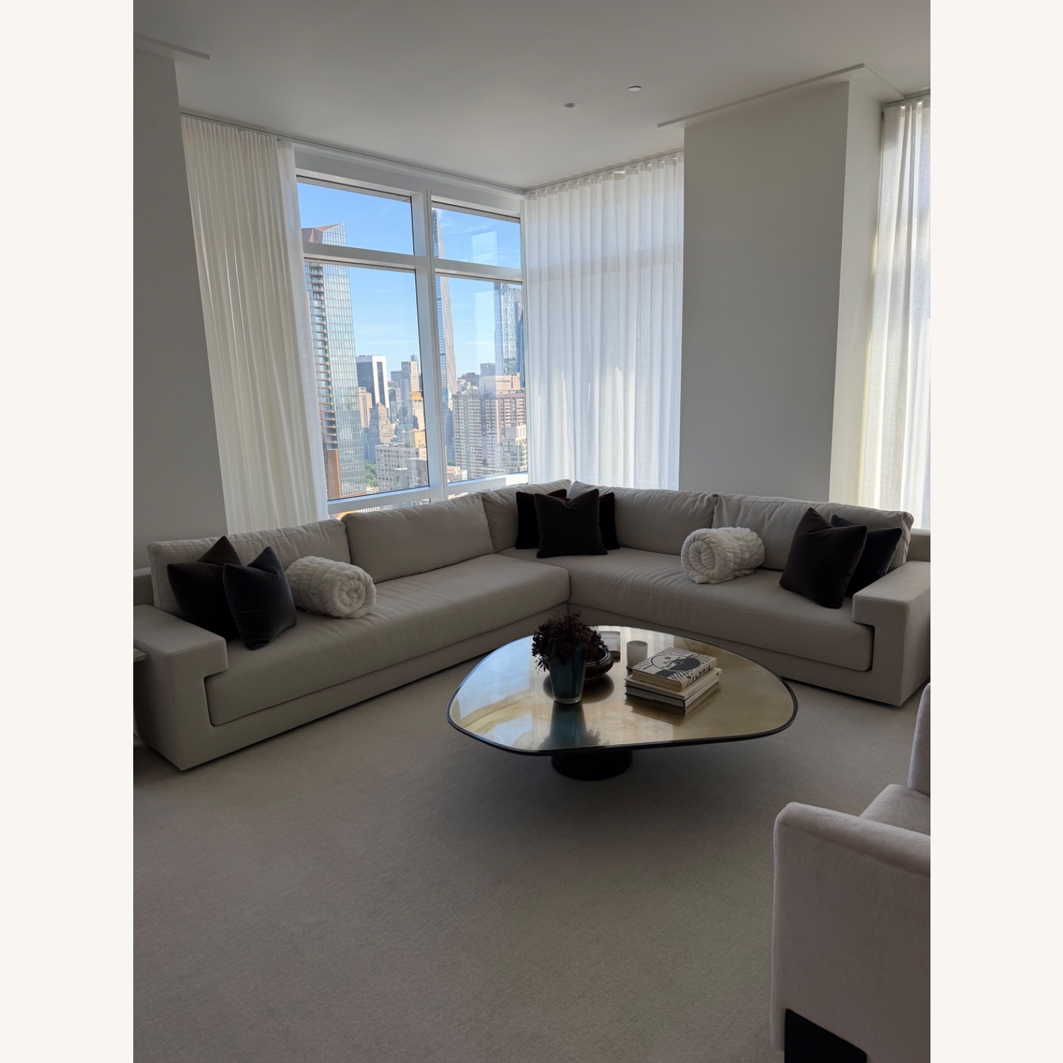 Restoration Hardware Piero Sofa sectional - image-1