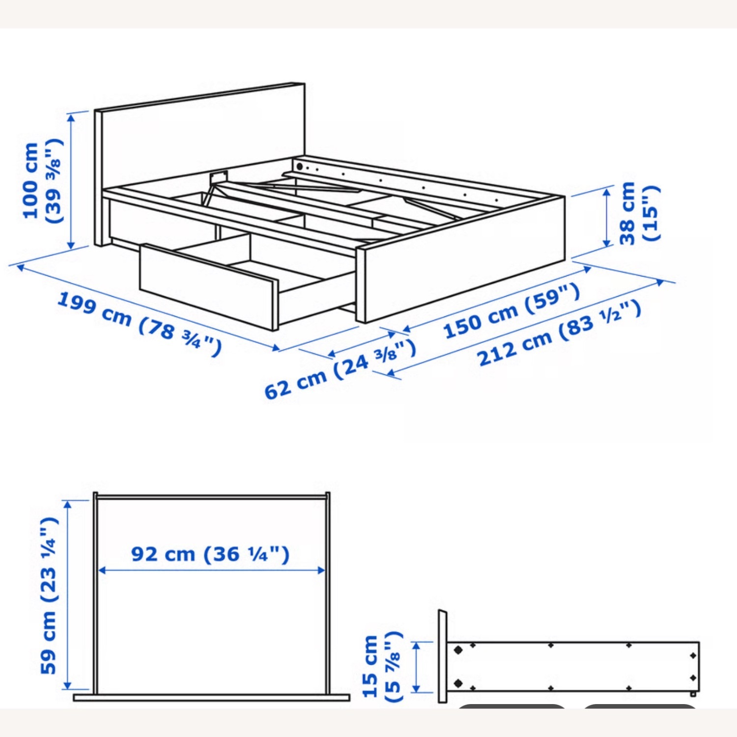 IKEA Malm Bed - image-2