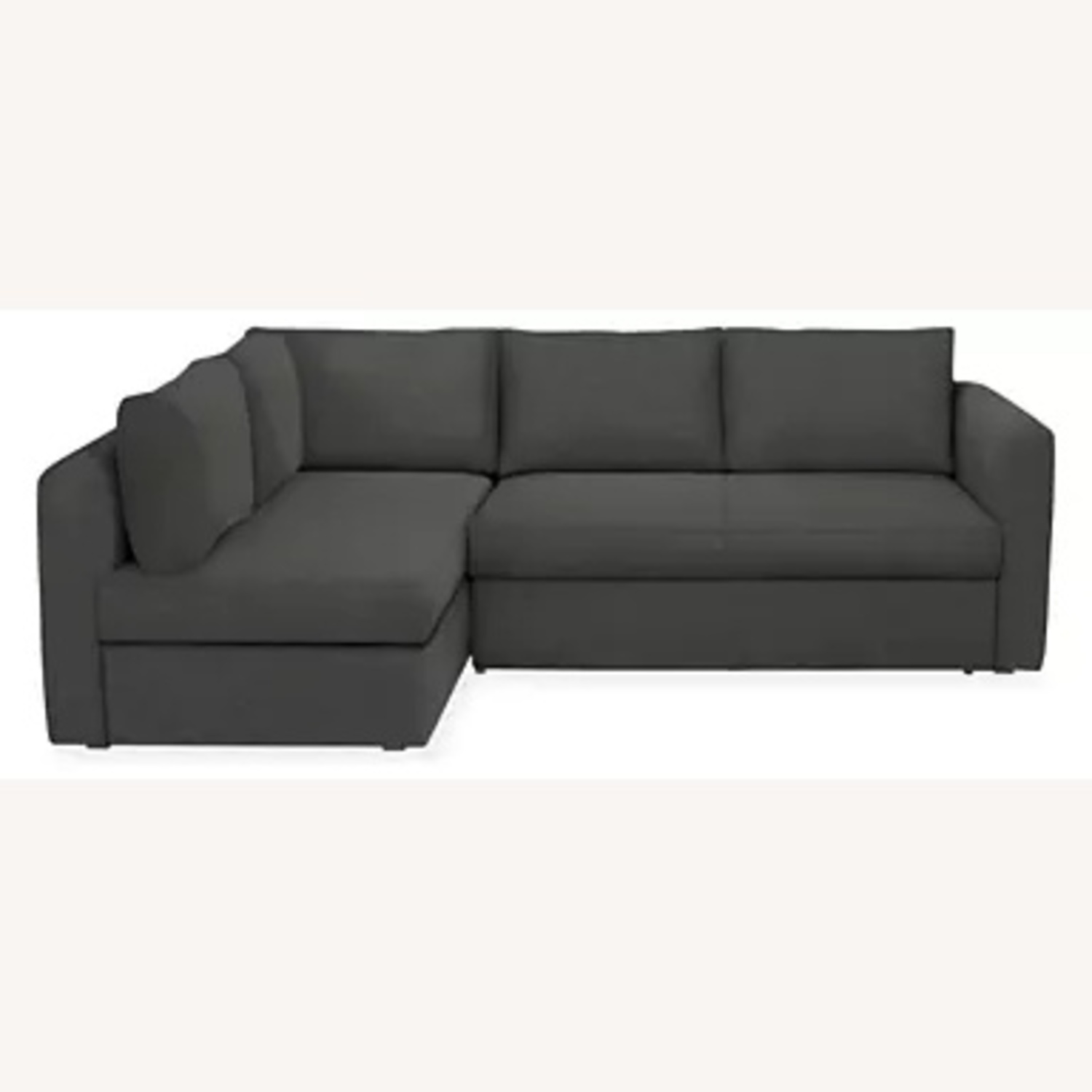 Room & Board Oxford Track Arm Sectional Sofa Charcoal - image-5