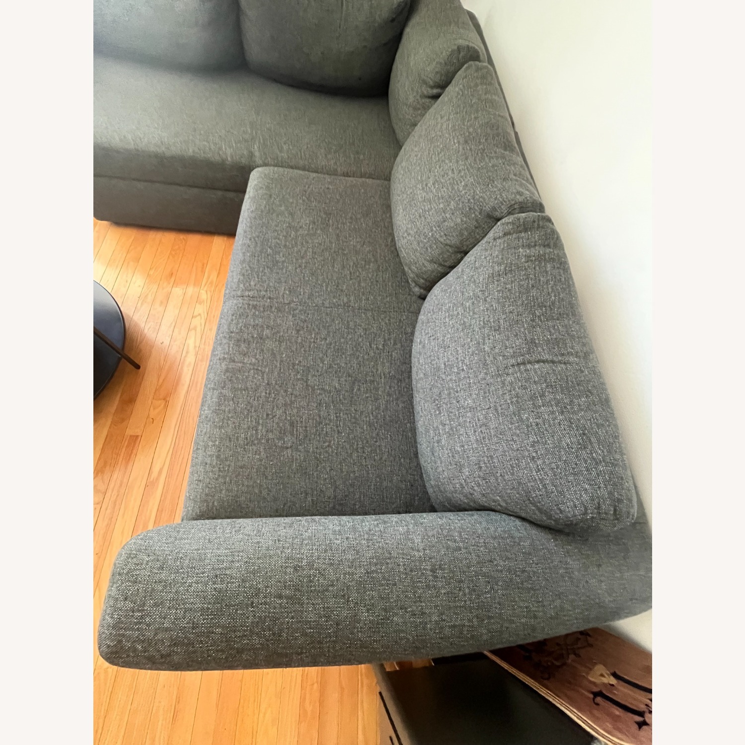 Room & Board Oxford Track Arm Sectional Sofa Charcoal - image-3