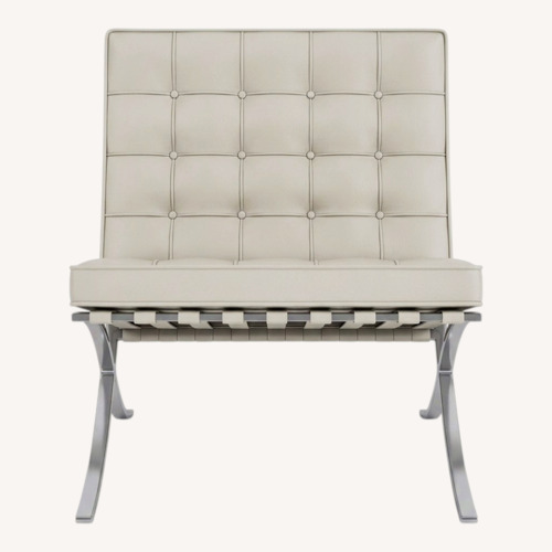 Used Knoll Light Brown Leather Accent Chairs for sale on AptDeco