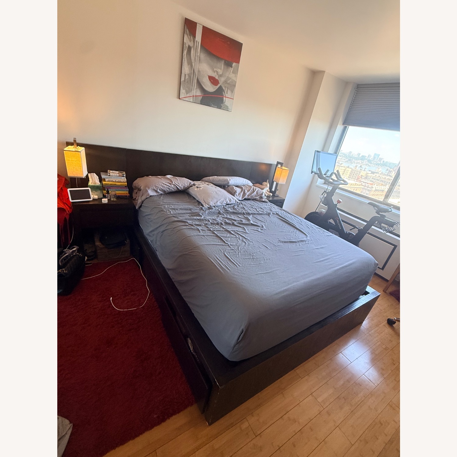 West Elm Storage Queen Bed (6 Drawers) - image-5