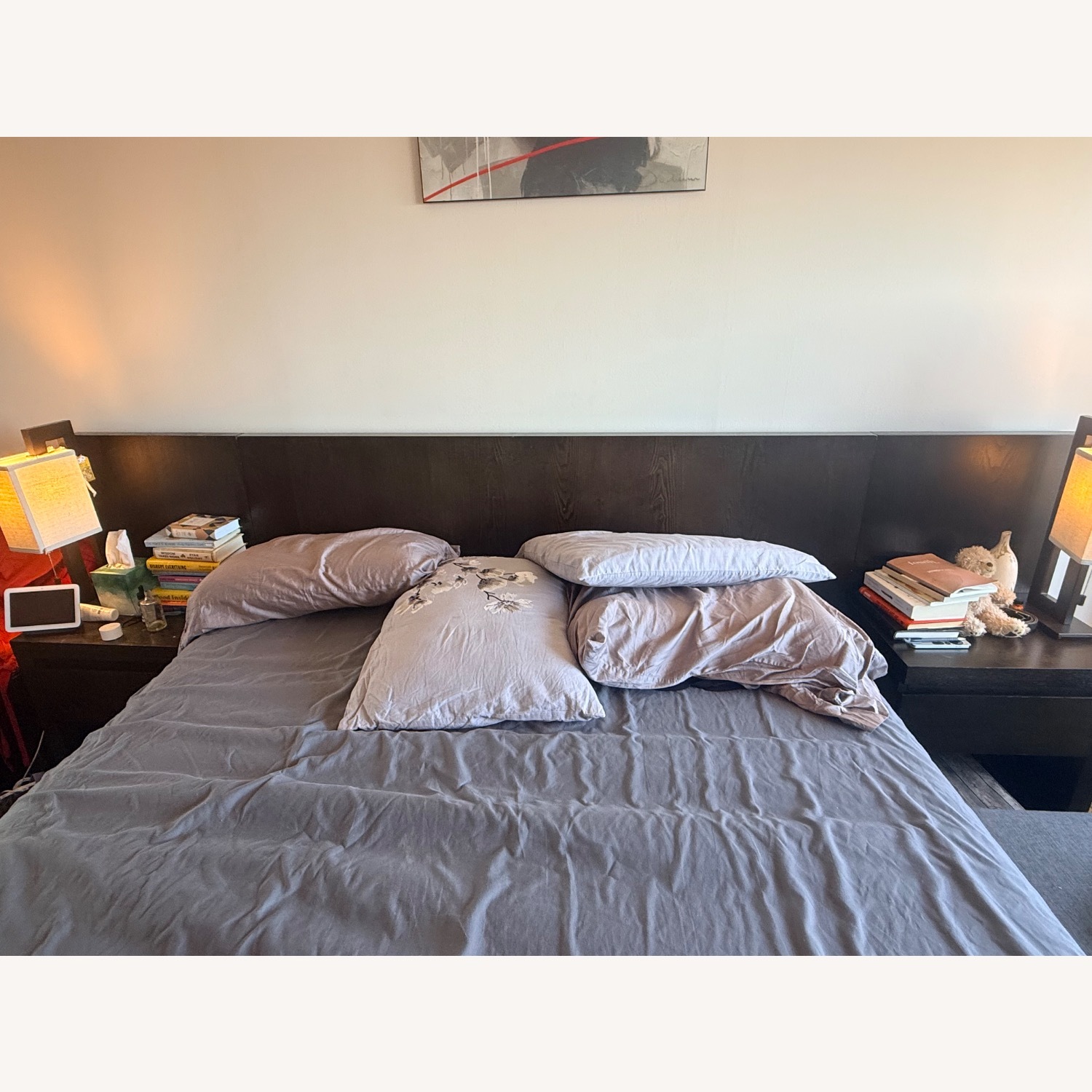 West Elm Storage Queen Bed (6 Drawers) - image-6