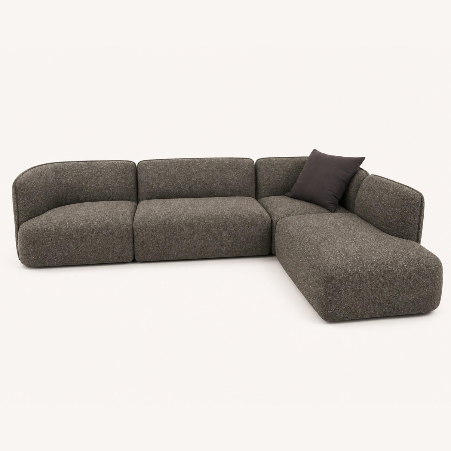 Dark Gray 3+ Piece Sectional - image-6