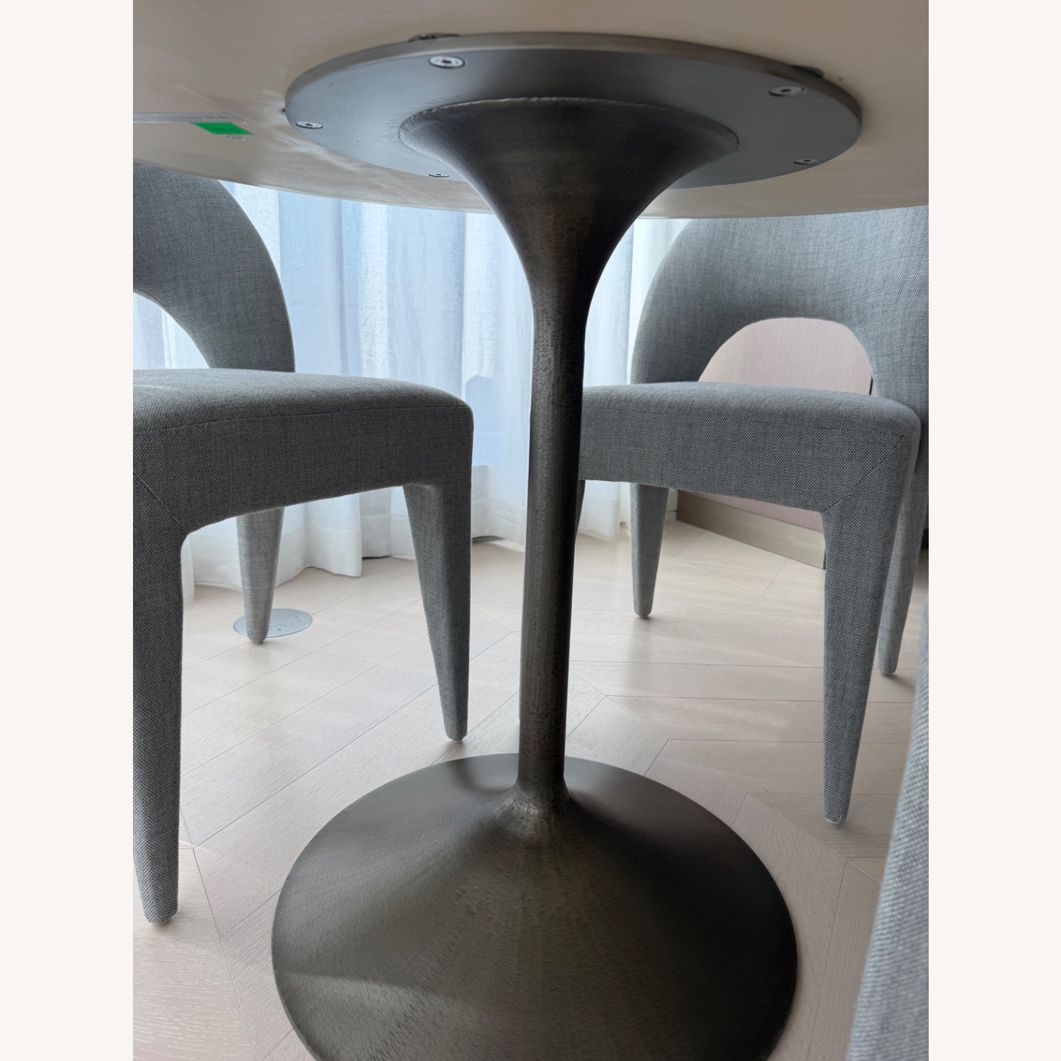 Restoration Hardware Aero Stone Dining Table - image-3