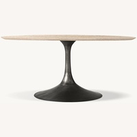 Restoration Hardware Aero Stone Dining Table