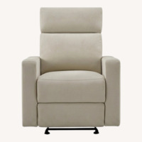 Gray Power Glider / Nursing Chair